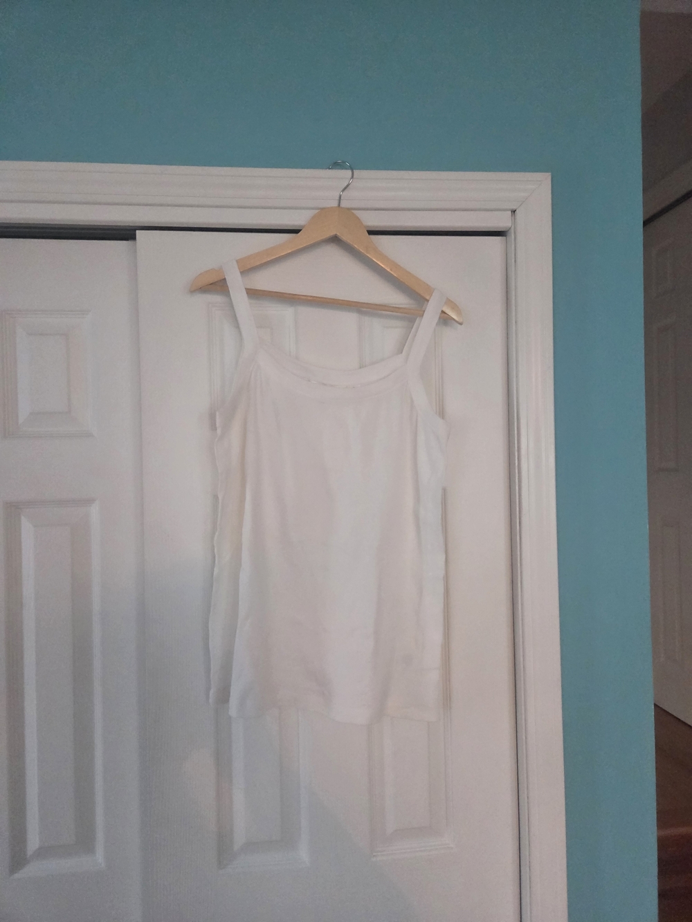 Derek Heart Plus White Square-Neck Camisole